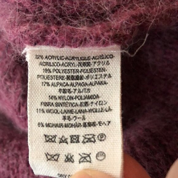 Free People Oversized Cloudy Day Fuzzy Long Cardigan size M - Picture 8 of 9